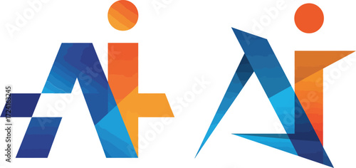 AI letter logo