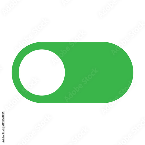 On Off toggle switch buttons. lock icon security symbol - locked, unlock icon button