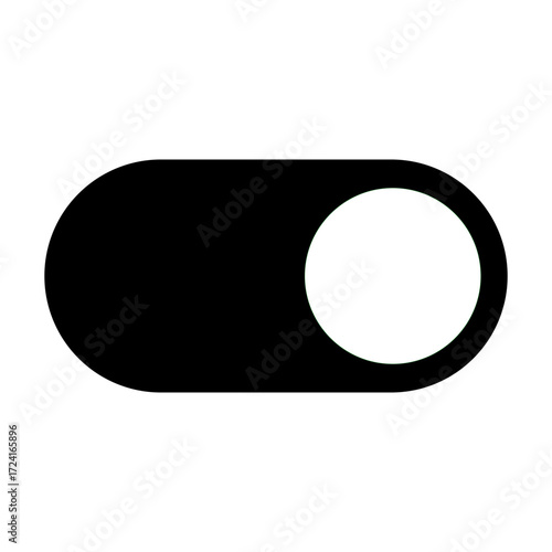 On Off toggle switch buttons. lock icon security symbol - locked, unlock icon button