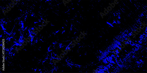 Abstract dark blue and stone grungy wall backdrop texture background. Creative paint gradients, splashes and stains for presentation and cover. Fractal art dark navy blue watercolor background.