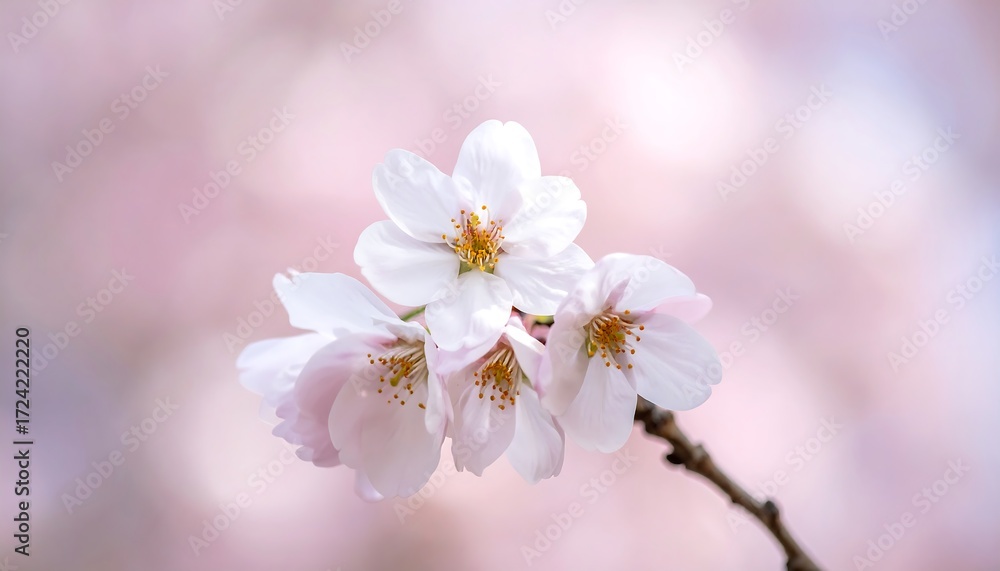 Obraz premium Delicate spring blossoms in soft focus