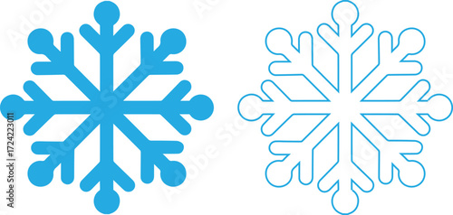  snowflake silhouette ioutline con