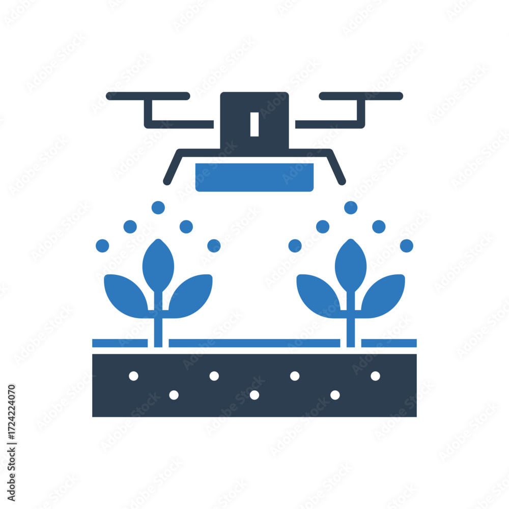Obraz premium Smart Farming Icon