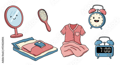 Morning essentials: adorable cartoon bedroom items for a cheerful start