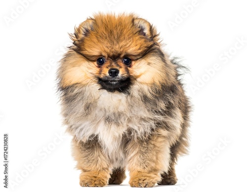 Fluffy Pomeranian puppy
