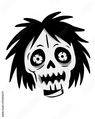 Espantapájaros terrorífico.