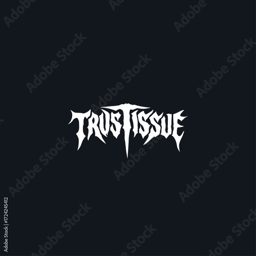 Trust issue logo icon flat vector design