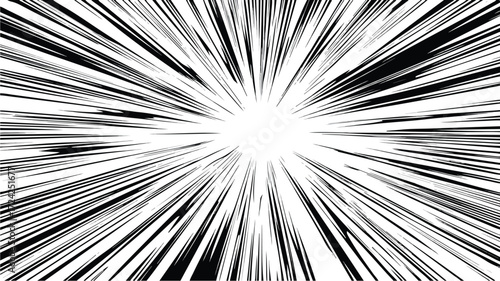 Dynamic Comic Speed Lines Vector Set for Visual Effects