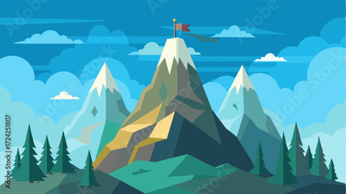 Like guardians of the land these towering summits stand tall high above the rest of the world.
