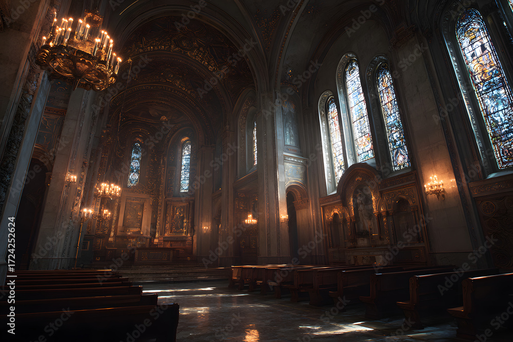 Fototapeta premium interior of church