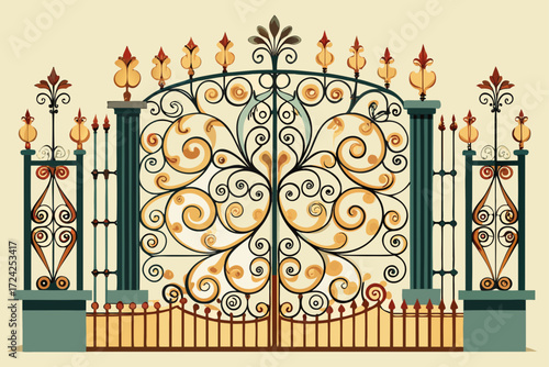 "If you love original and luxurious designs, wrought iron fences with handmade designs are the best choice. With artistic twists and delicate details, these railings add a special splendor to your hom