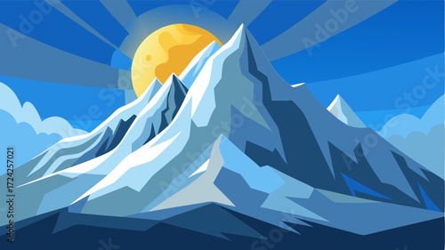 Despite the harsh conditions the beauty of Snowy Ridge cannot be ignored with the winter sun glinting off of its icy surfaces.