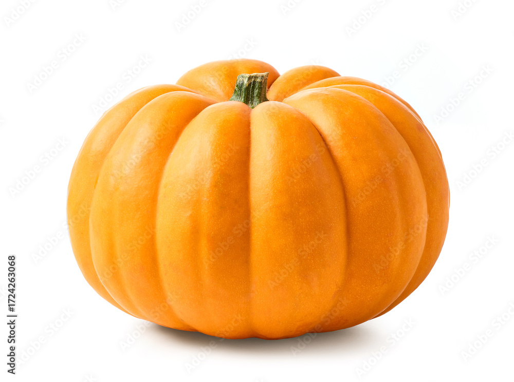 Obraz premium fresh ripe pumpkin isolated on white