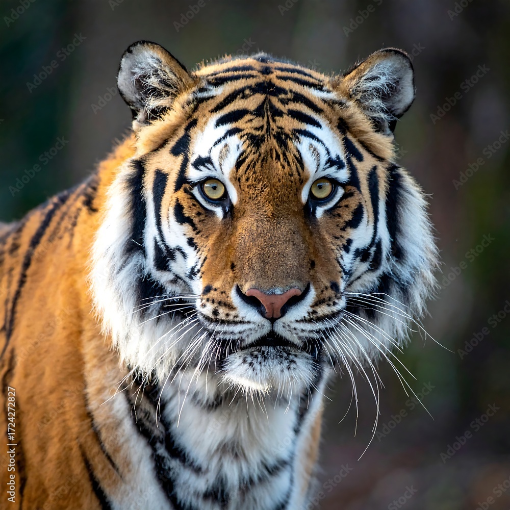 Naklejka premium Close-up tiger portrait