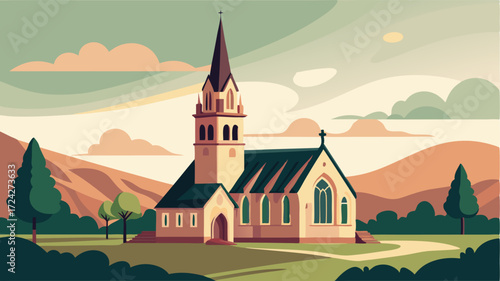 From any angle a historic village church is a sight to behold with its towering spire reaching towards the heavens and its timeless beauty standing the test of time.