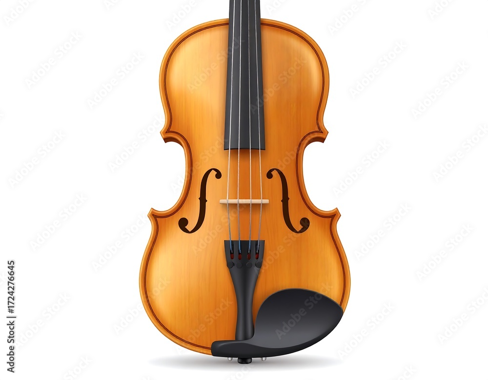 Fototapeta premium Detailed illustration of a violin