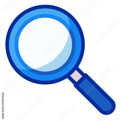 vector magnifying glass icon
