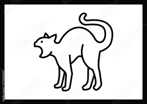 cat sketch pictures for kids coloring pages