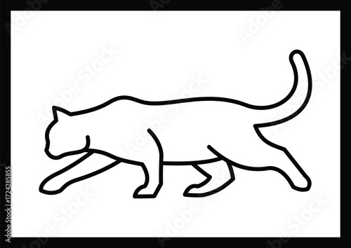 cat sketch pictures for kids coloring pages