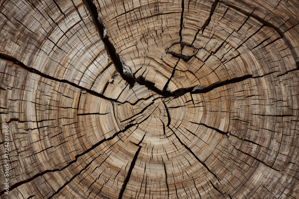 Fototapeta premium Abstract wood log backround close-up