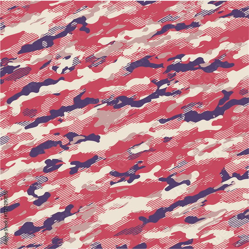 blue and pink camouflage army pattern