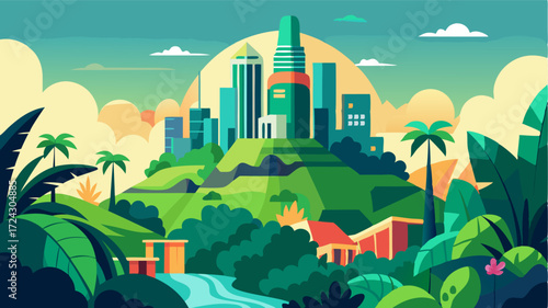 A verdant paradise in the heart of the bustling metropolis.