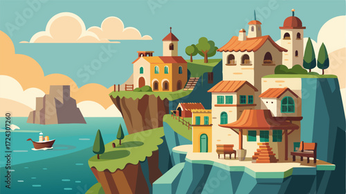As if straight out of a storybook this cliffside town is a vision of tranquility and seaside charm. The picturesque landscape is dotted with rustic homes and quaint cafes offering