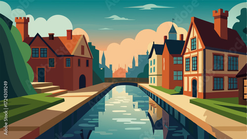 Experience the beauty of a bygone era as you glide along a historic canal lined with traditional buildings and cobblestone streets.