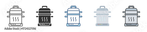 Autoclave Icon Set Multiple Style Collection