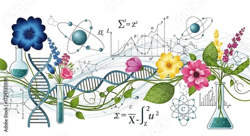 Science and Nature Collage.