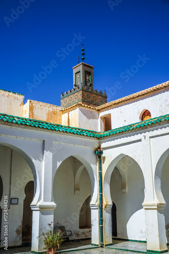 Bild auf Leinwand Famous Tourist Attractions in Tlemcen: The Sidi Boumediene Site, Algeria,