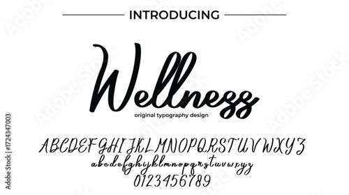 Wellness - Elegant Script Font for Smooth Handwritten Design and Creative Typography