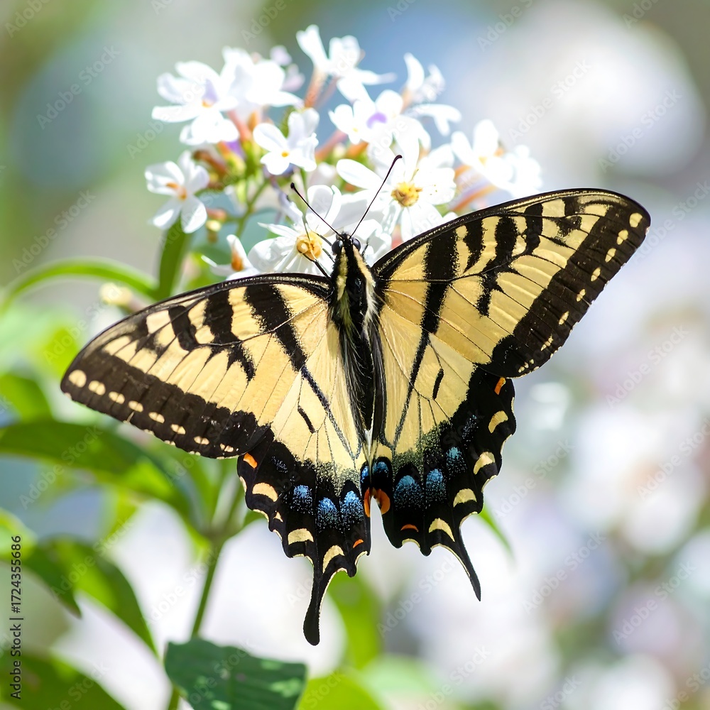 Fototapeta premium Butterfly on a flower (1)