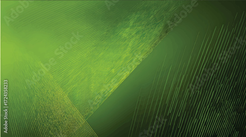Abstract white and green gradient with horizontal lines and light flare texture.