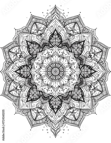 Intricate mandala design
