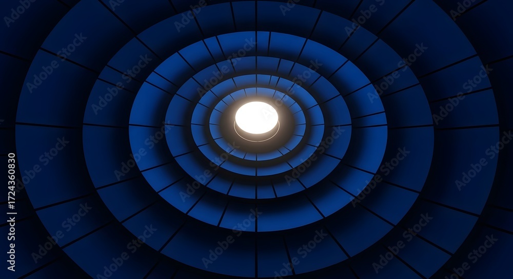 Obraz premium Futuristic digital circle with technology elements