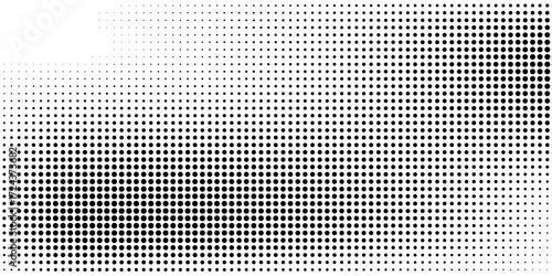 Abstract black dots haltone in white background