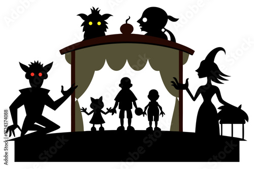 A mysterious haunted library illustration featuring enchanted books flying like bats in the moonlit night. Perfect for Halloween backgrounds, spooky party invitations, eerie posters, gothic fantasy ar