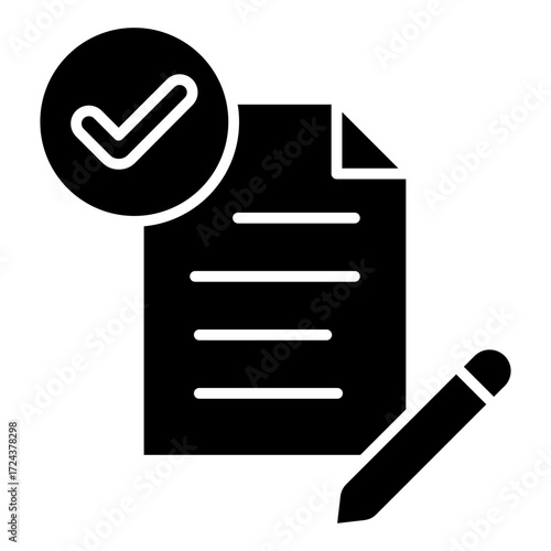 Agreement Glyph Icon