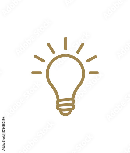 Idea lightbulb icon