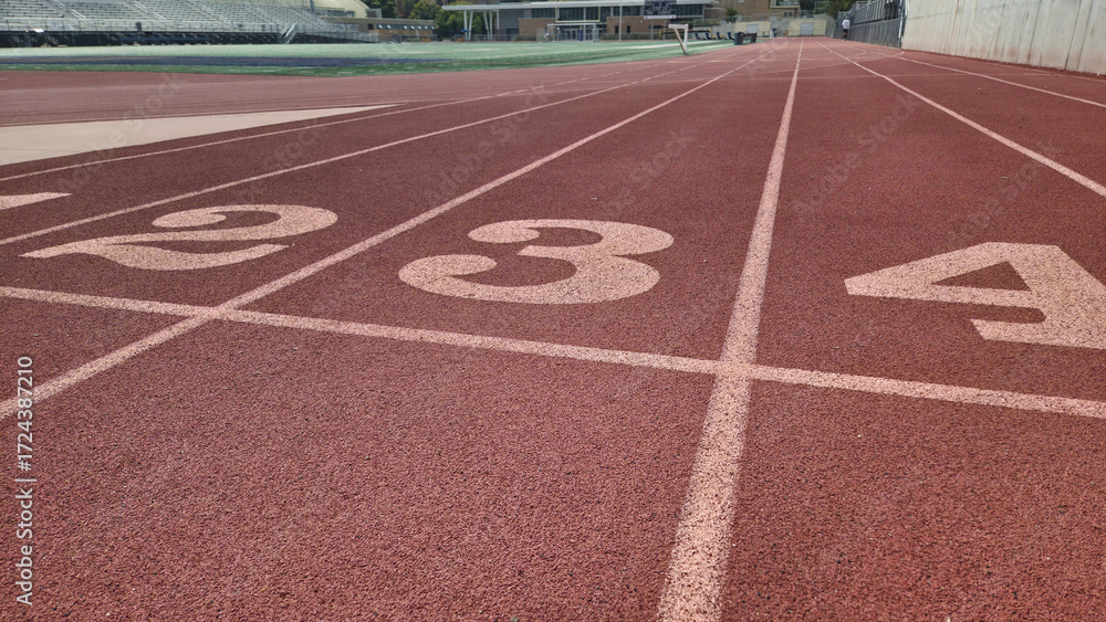 Fototapeta premium A Running Track