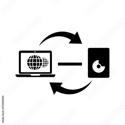 Data transfer between laptop and external hard drive