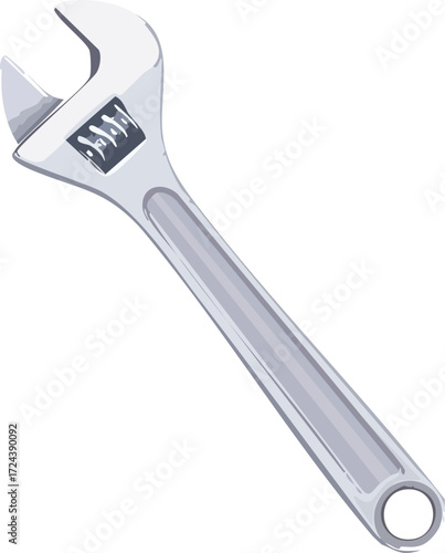 Adjustable wrench, a versatile tool for various mechanical and household repairs, a must-have for any toolkit