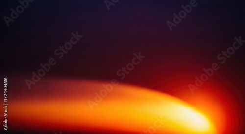Soft Focus Glowing Orange Red Light Abstract Background image
