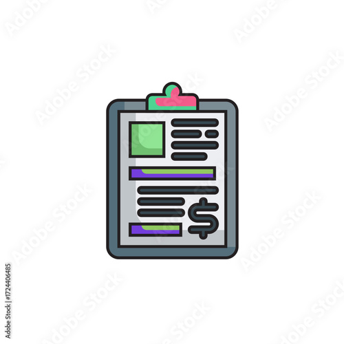 Financial Report Icon