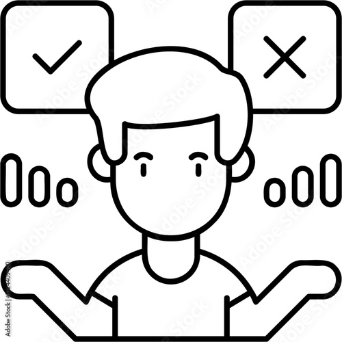 Line Art Feasibility Icon