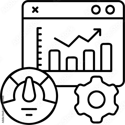 Line Art Performance Icon