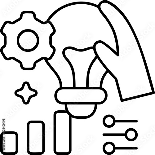 Line Art Innovation Icon