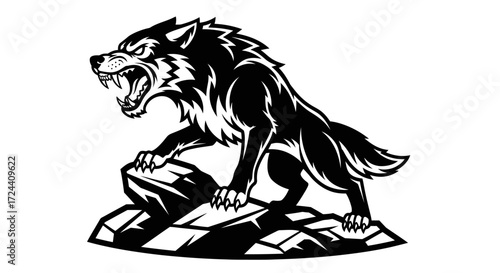 Wolf vector illustration