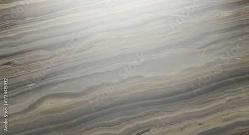 Polished onyx slab with swirling patterns of gray, green, and wh